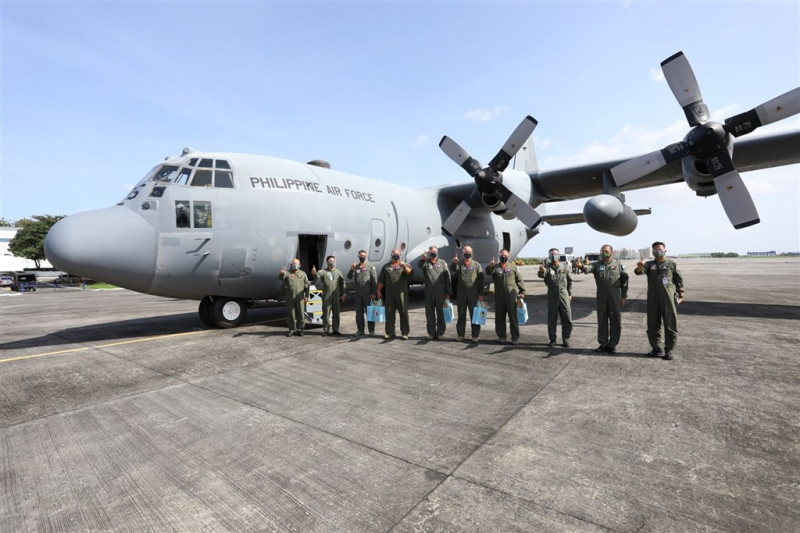 C-130軍用運輸機。   圖：翻攝自菲律賓國防部網站
