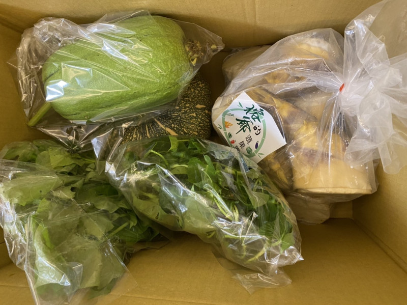綠竹筍蔬果箱。   圖：新北市農業局提供