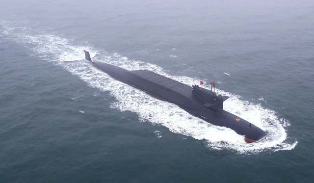 解放軍潛艦威脅台海安全。   圖 : 翻攝自環球網