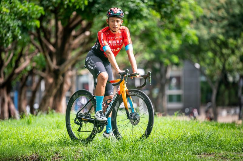 2021東京奧運馮俊凱將挑戰高懸57年的奧運男子自由車公路賽完賽紀錄。   圖：美利達自行車／提供