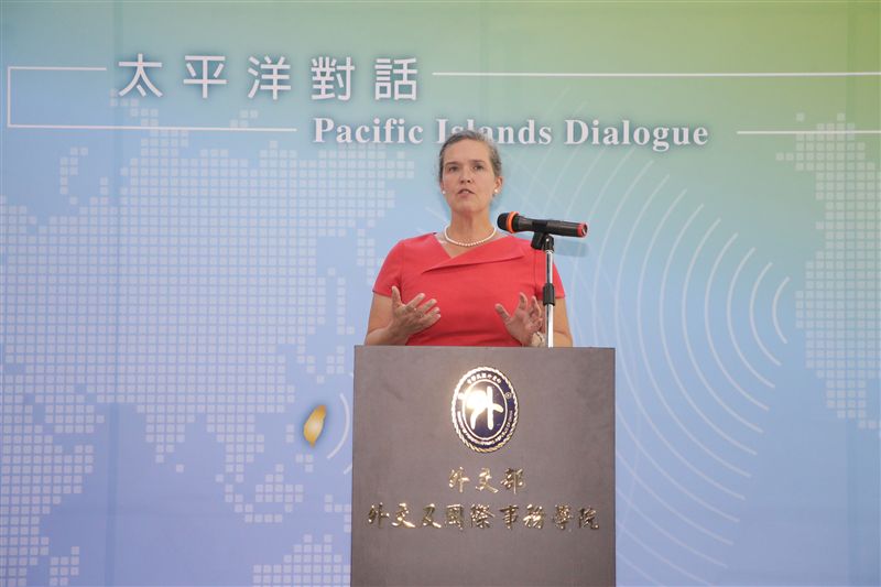 孫曉雅曾於2019年來台灣召開首屆台美「太平洋對話」。   圖：外交部提供