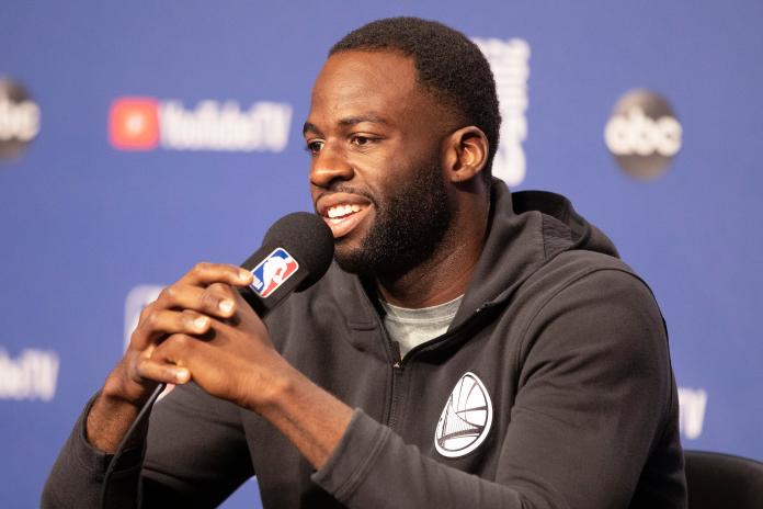 東京奧運閉門舉行，美國男籃成員Draymond Green(格林)反到慶幸，「通常大家都期待看到我們輸球。」。   圖／美聯社／達志影像