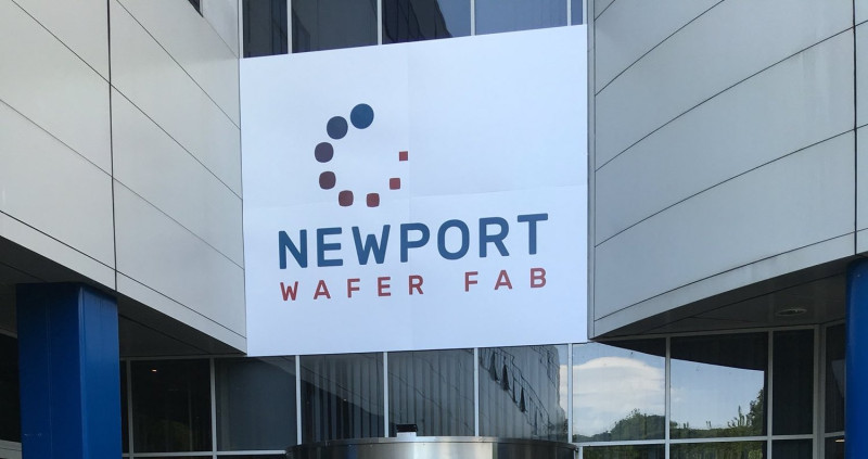 英國最大晶圓廠Newport Wafer Fab被中資收購以後，遭英國政府取消補貼。   圖：翻攝自@NewportWaferFab推特