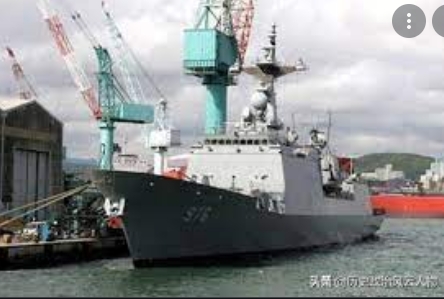在海外執行任務的海軍清海部隊第34梯隊文武大王號驅逐艦（4400噸級）。   圖 : 翻攝自KKnews