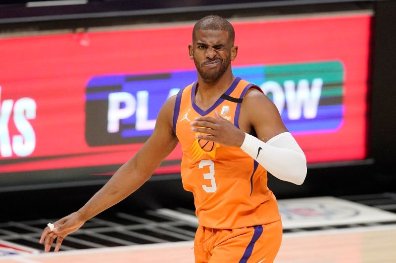 總冠軍系列賽太陽陷入2比3劣勢，太陽主控Chris Paul(保羅)展現決心，「贏球或回家」。   圖：美聯社／達志影像／提供