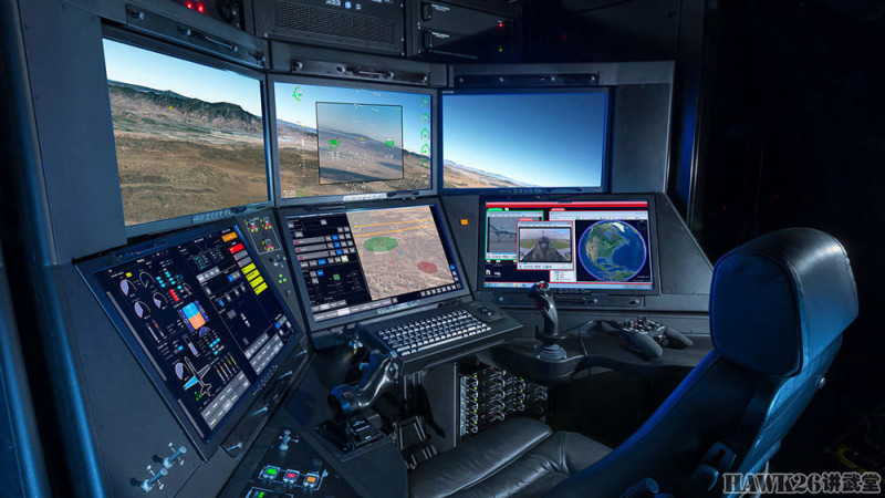 MQ-9「死神(Reaper)」無人機基地地面操控站。   圖：翻攝陸網「HAWK26講武堂」