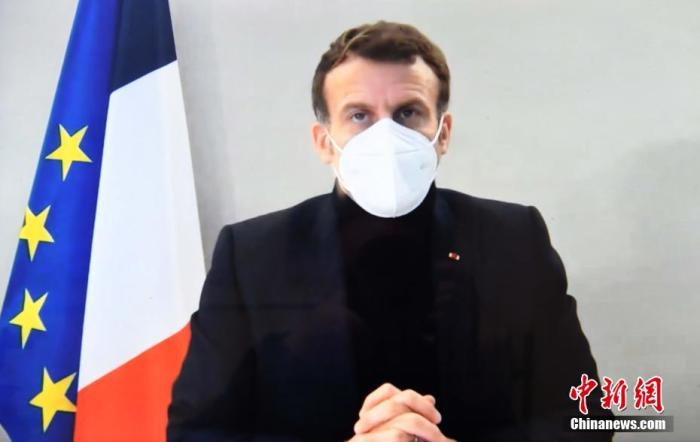 法國總統馬克宏。   圖 : 翻攝自中新網