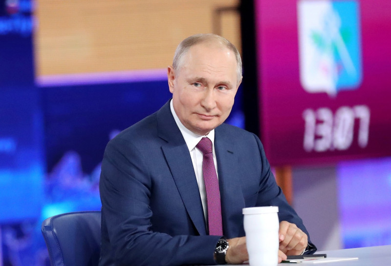 俄國總統普丁表示，加密貨幣可以作為支付工具，但是要用在石油貿易還不夠穩定。   圖：取自俄羅斯官方推特