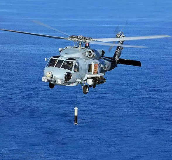 美國MH-60R「羅密歐」反潛直升機。   圖 : 翻攝自搜狐
