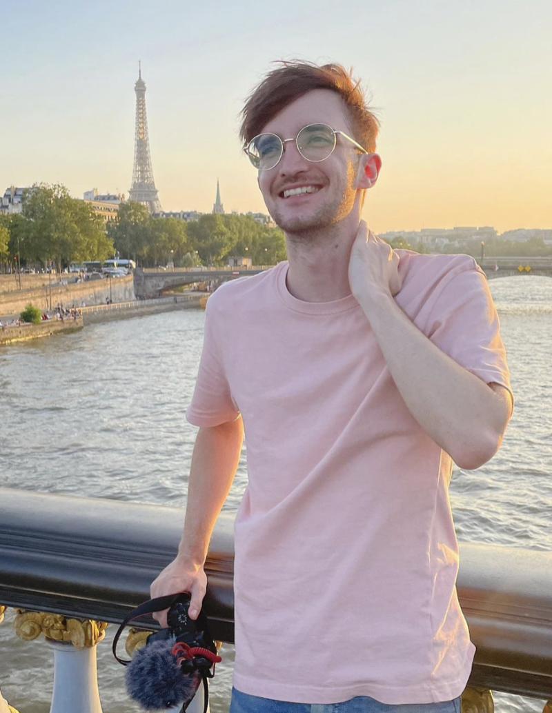 在台的法國 YouTuber「我是路易」宣布將回法國。   圖：翻攝IG／Bonjour Louis