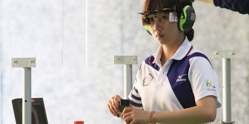 東京奧運射擊女子25公尺空氣手槍資格賽今（29）日登場，吳佳穎目前以總分289暫居第7。   圖：中華奧會官網