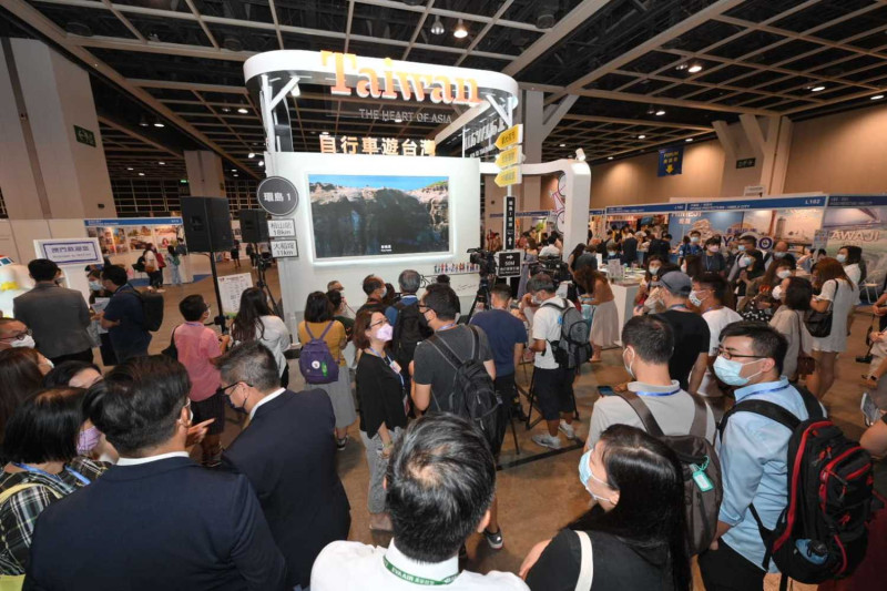 第35屆香港國際旅遊展（ITE），一連四天在香港會議展覽中心舉行。   參山處/提供