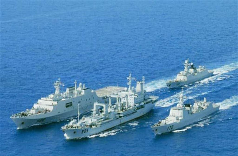 此圖為中國大陸南海艦隊。   圖：翻攝陸網「前瞻網」