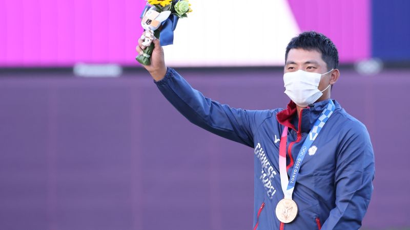 東京奧運高爾夫項目，「台灣高球一哥」潘政琮拿下銅牌。   圖／美聯社