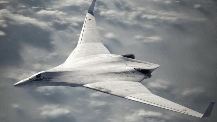 俄羅斯下一代戰略轟炸機「PAK-DA」想像圖。   圖：翻攝環球網