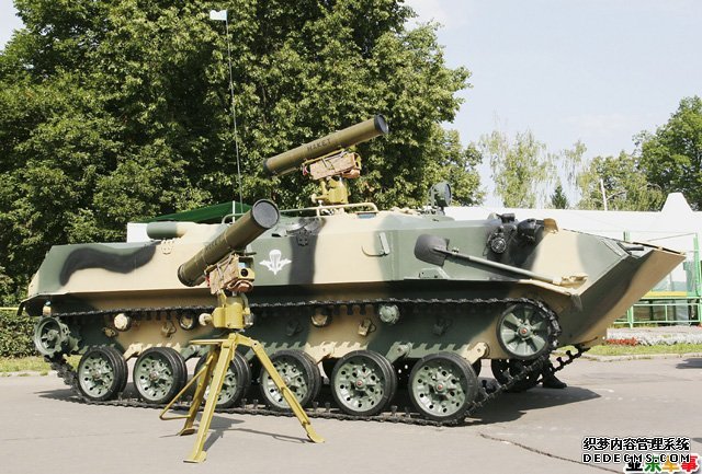 俄國空降部隊「短號-D1」改進型反坦克導彈。   圖：翻攝DEDECMS.COM