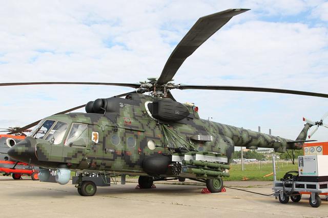 最新型「米-8AMTSh-VN」攻擊直升機。   圖：翻攝陸網「搜狐/軍機圖」