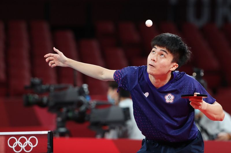我國桌球天才少年林昀儒最新世界排名升至第五，就有網友盤點林昀儒於東京奧運的賽事，大讚直呼「繳出了亮眼的成績！」   圖：體育署／提供
