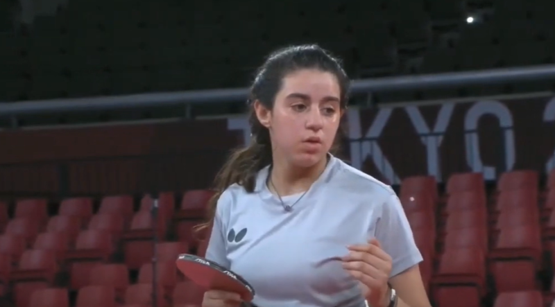 本屆東京奧運會運動員中最年輕的是敘利亞選手亨德 (Hend Zaza)，她在7月24日初賽首秀時，年紀是12歲204天。   圖：翻攝自youtube