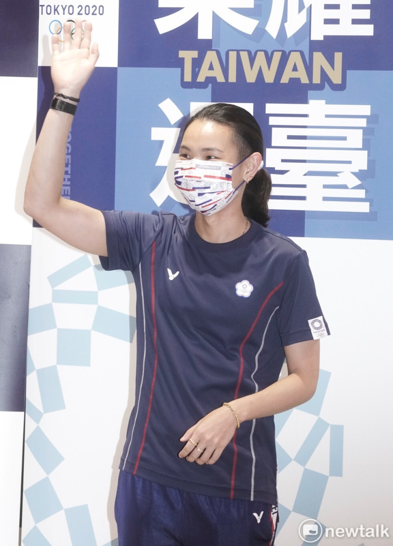 東京奧運羽球女單銀牌得主戴資穎。   圖：張良一攝