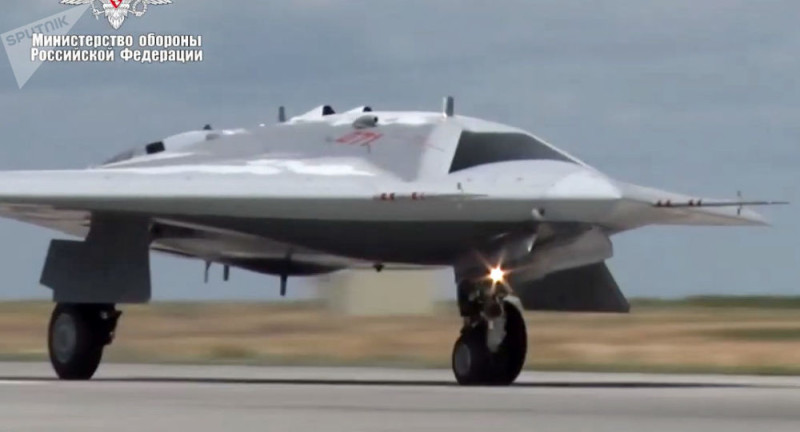 俄羅斯「獵人」重型無人機。   圖：翻攝俄羅斯國防部官網