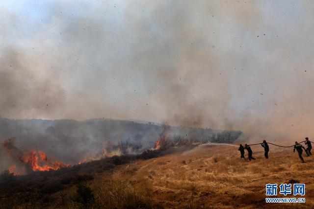 希臘遭熱浪襲擊，當局接獲超過150起火災通報。   圖：新華網