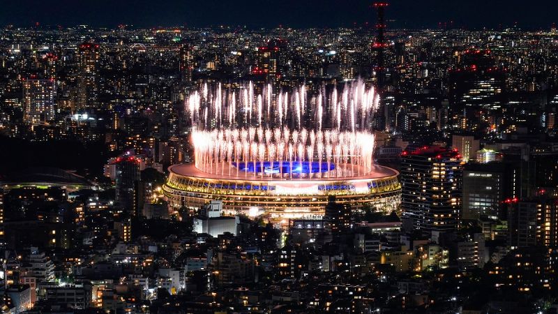 東京奧運閉幕式。   圖 : 達志影像 / 美聯社