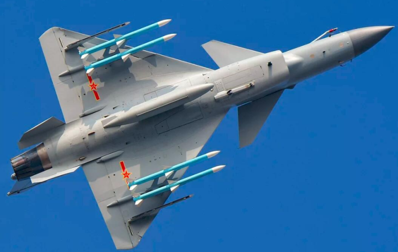 中國引以為傲的殲10戰鬥機。   圖 : 翻攝自gushiclku.cn