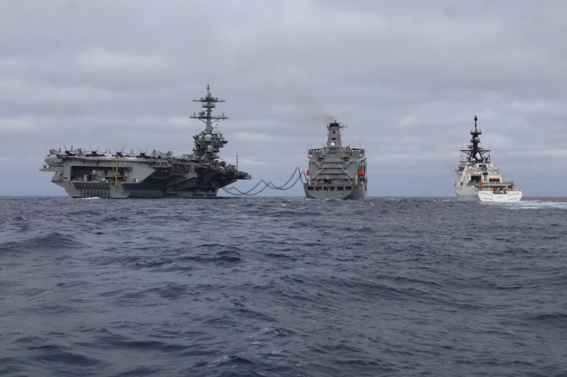 美軍「穆洛號」已於8月8日自加州阿拉美達母港抵達西太平洋。   圖/U.S. Coast Guard Cutter Munro臉書粉專