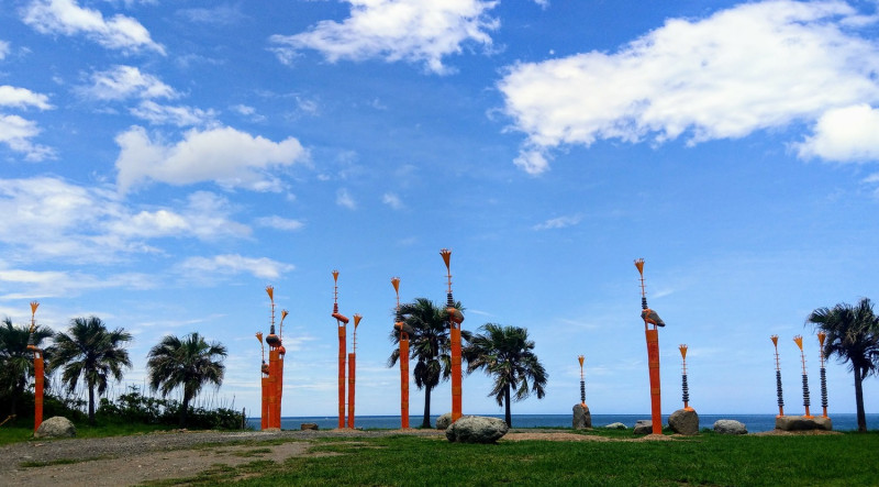 南迴藝術季作品「呼喚南島的風」。   圖：台東縣政府文化處/提供 