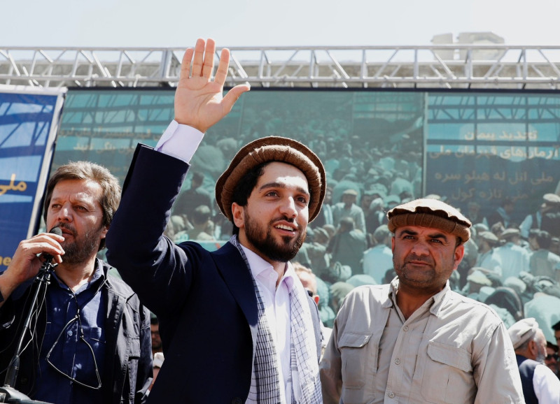 反塔利班運動領導人「小馬蘇德」。   圖：達志影像/路透社