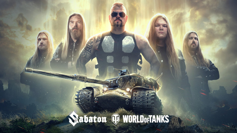 《戰車世界》與瑞典重金屬樂團Sabaton合作推出全新單曲《Steel Commanders》。   圖：戰遊網/提供