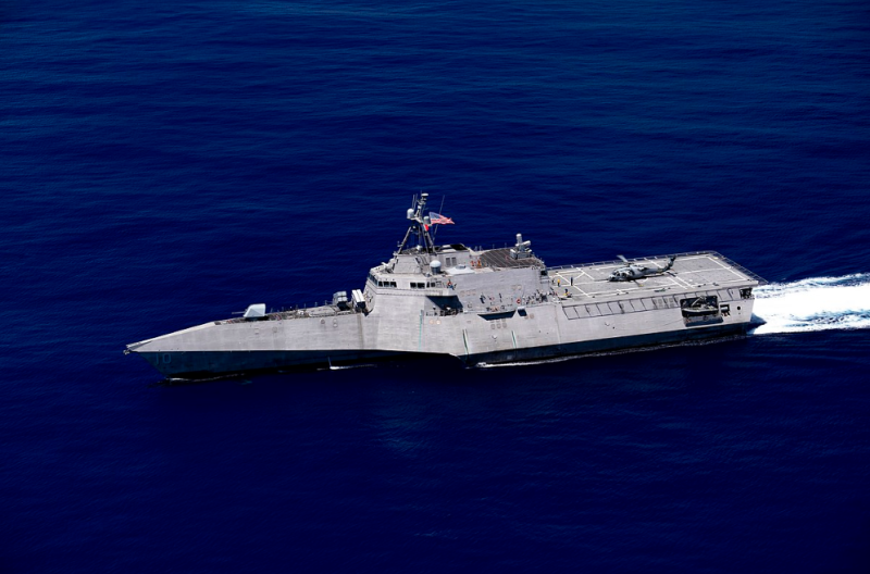 美國海軍瀕海戰鬥艦吉福茲號 (LCS-10) 。   圖: 翻攝自維基百科