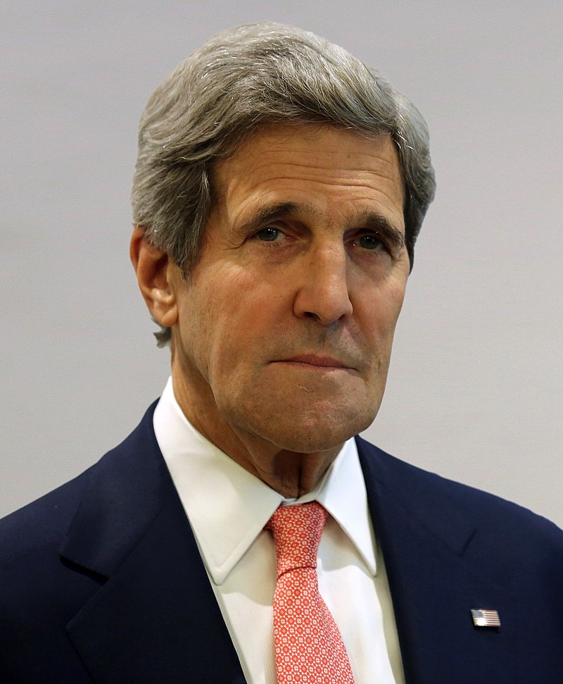 美國氣候特使克里 (John Kerry) 下週將前往中國和日本，與氣候高級官員會面，為11月在格拉斯哥舉行的關鍵聯合國氣候會議做準備。   圖：翻攝自維基百科