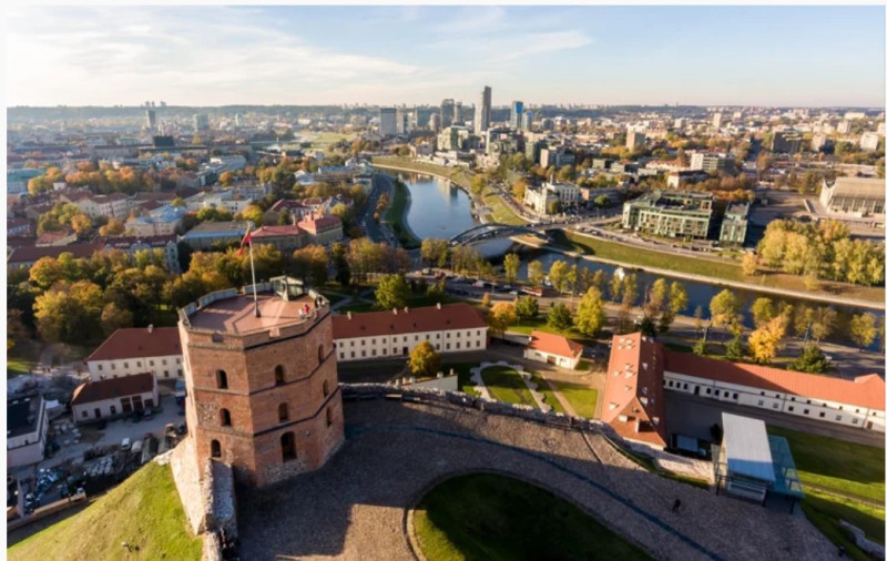 立陶宛首都景點格迪米納斯塔。   圖：取自立陶宛觀光局網站