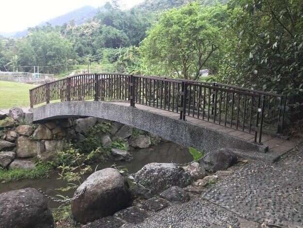 園內的橋梁近日也全數通過檢測，安全性100分。   圖：台北水利處／提供