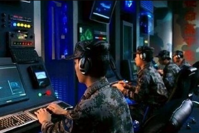 解放軍「戰略支援部隊」，專門從事網路戰攻擊與防護，用來癱瘓對方軍隊的作戰能力。   圖：翻攝互聯網