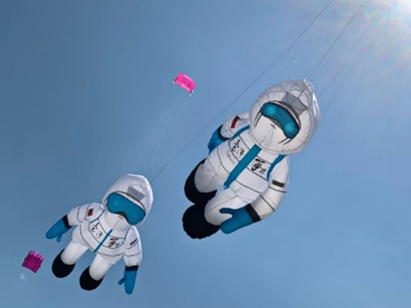 「2021新竹市國際風箏節」將會展出各式造型風箏。   圖：取自新竹國際風箏節官網