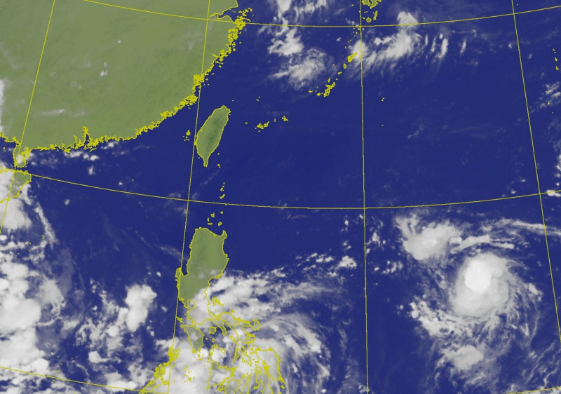 氣象局表示，預估「璨樹」颱風11日至13日最接近台灣。   圖：中央氣象局／提供