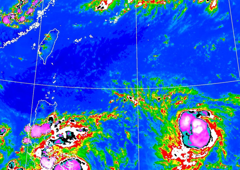 氣象專家賈新興表示，從預報資料來看，「璨樹」颱風以從台東登陸的機會較為明顯。   圖：中央氣象局／提供