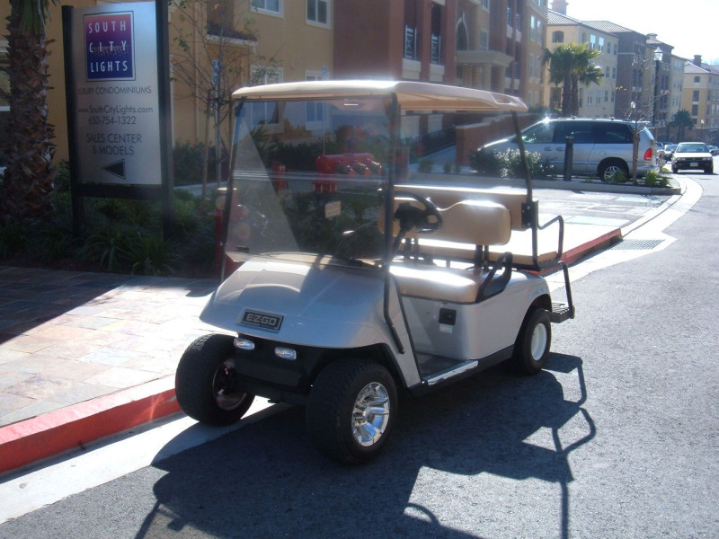圖為高爾夫球車。(示意圖)   圖：擷取自維基百科