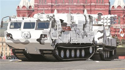 俄羅斯極地裝備「鎧甲」防空飛彈系統。   圖：翻攝解放軍報