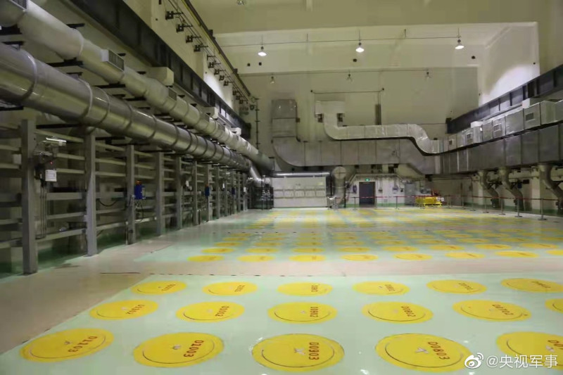 中國首座放射性廢液玻璃固化設施。   圖：翻攝自中國「人民日報」臉書