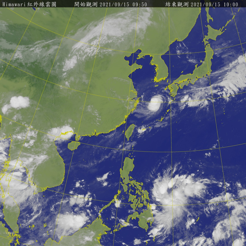 氣象專家吳德榮表示，目前菲律賓東方海面有熱帶雲簇發展，可能在中秋連假期間成颱。   圖：中央氣象局／提供