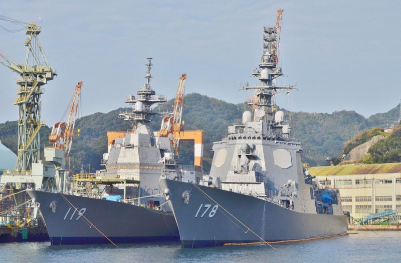 朝日級驅逐艦為日本海上自衛隊在平成25年（2013年）撥款新建的通用護衛艦。   圖：擷取自維基百科