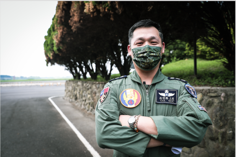 F-16V飛行員孫明騰上校。   圖：軍聞社／提供