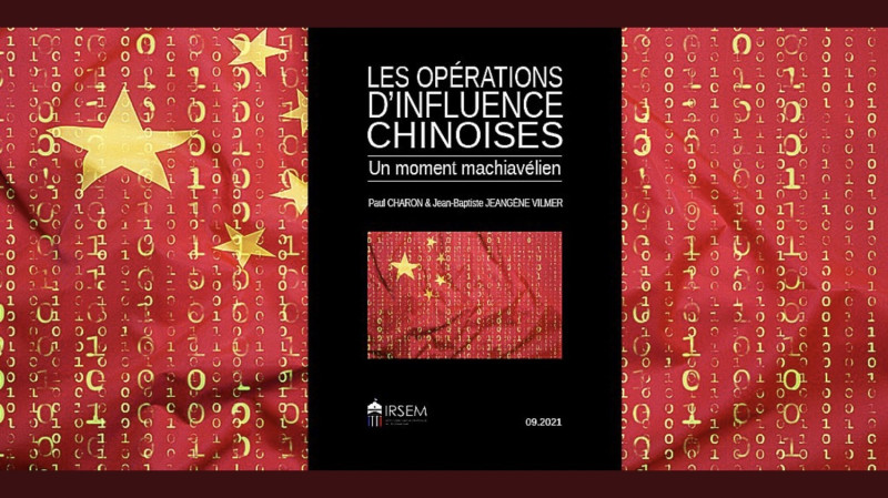 法國軍事學校戰略研究所（IRSEM）20日公布中國影響力行動分析報告指出，中國削弱和孤立台灣的努力，產生了反效果。   圖：蔡筱穎提供