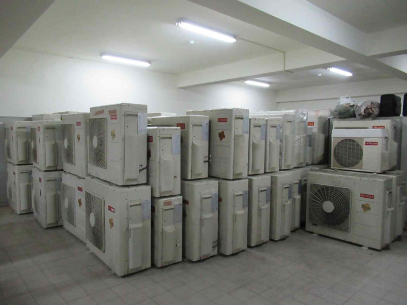嘉義地檢署29日拍賣冷氣89台。   圖：嘉義地檢署/提供