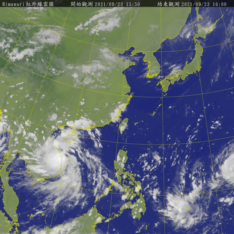 第15號颱風「電母」生成。   圖：中央氣象局／提供