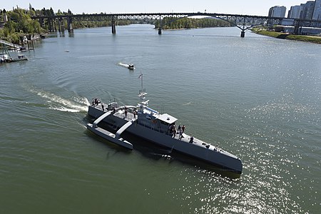 美國海獵號無人艦。   圖 : 翻攝維基百科